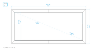 Mask 2s - Side Masking Projection Screen - 2.4:1 Aspect