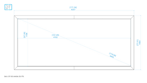 Mask 2s - Side Masking Projection Screen - 2.4:1 Aspect