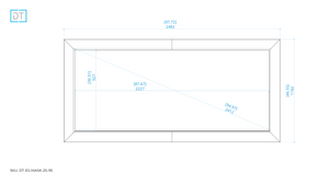 Mask 2s - Side Masking Projection Screen - 2.4:1 Aspect