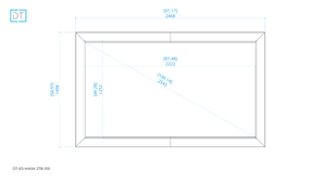 Mask2TB - Top and Bottom Masking Projection Screen - 1.78:1 Aspect