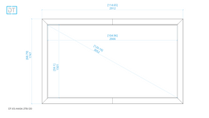 Mask2TB - Top and Bottom Masking Projection Screen - 1.78:1 Aspect