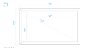 Mask2TB - Top and Bottom Masking Projection Screen - 1.78:1 Aspect