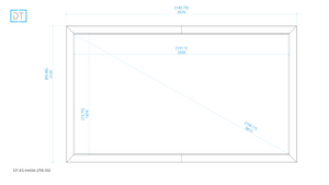 Mask2TB - Top and Bottom Masking Projection Screen - 1.78:1 Aspect