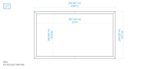 Outline Fixed Projection Screen - 16:9 Aspect