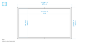 Outline Fixed Projection Screen - 16:9 Aspect