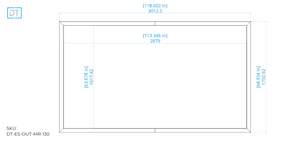 Outline Fixed Projection Screen - 16:9 Aspect