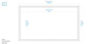 Outline Fixed Projection Screen - 16:9 Aspect